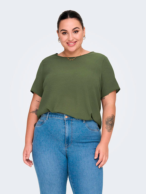 CARVICA - Plus Size Blus fra Only Carmakoma
