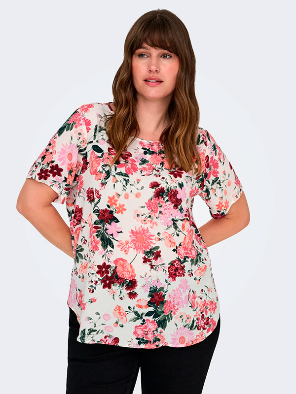CARVICA - Plus Size Blus fra Only Carmakoma