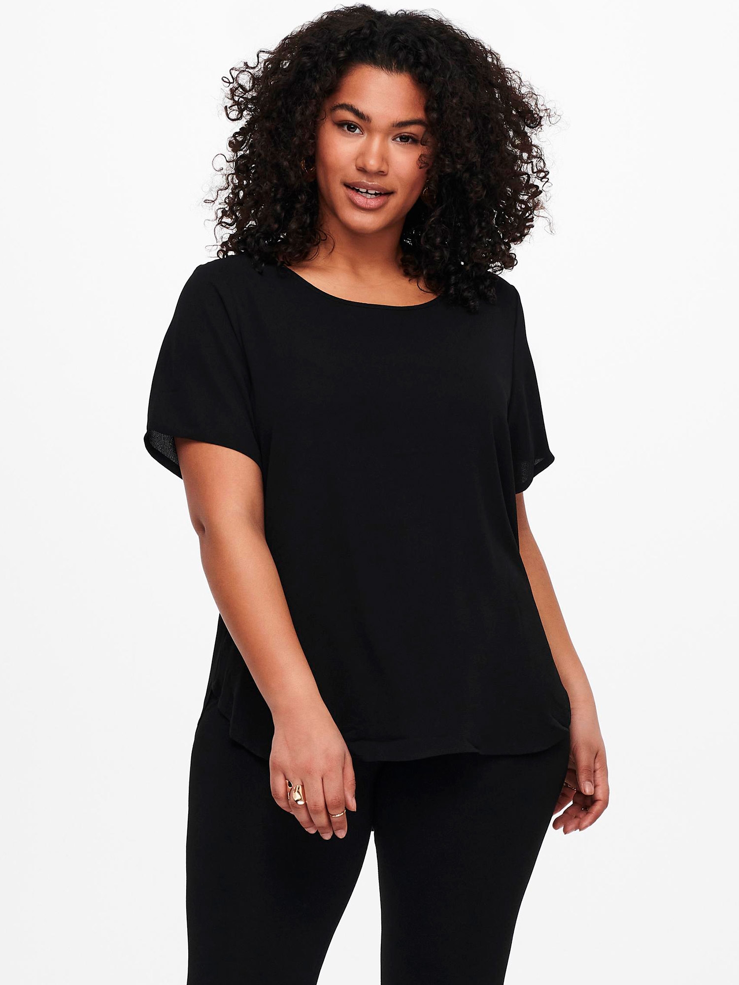 VICA - Plus Size T-shirt fra Only Carmakoma