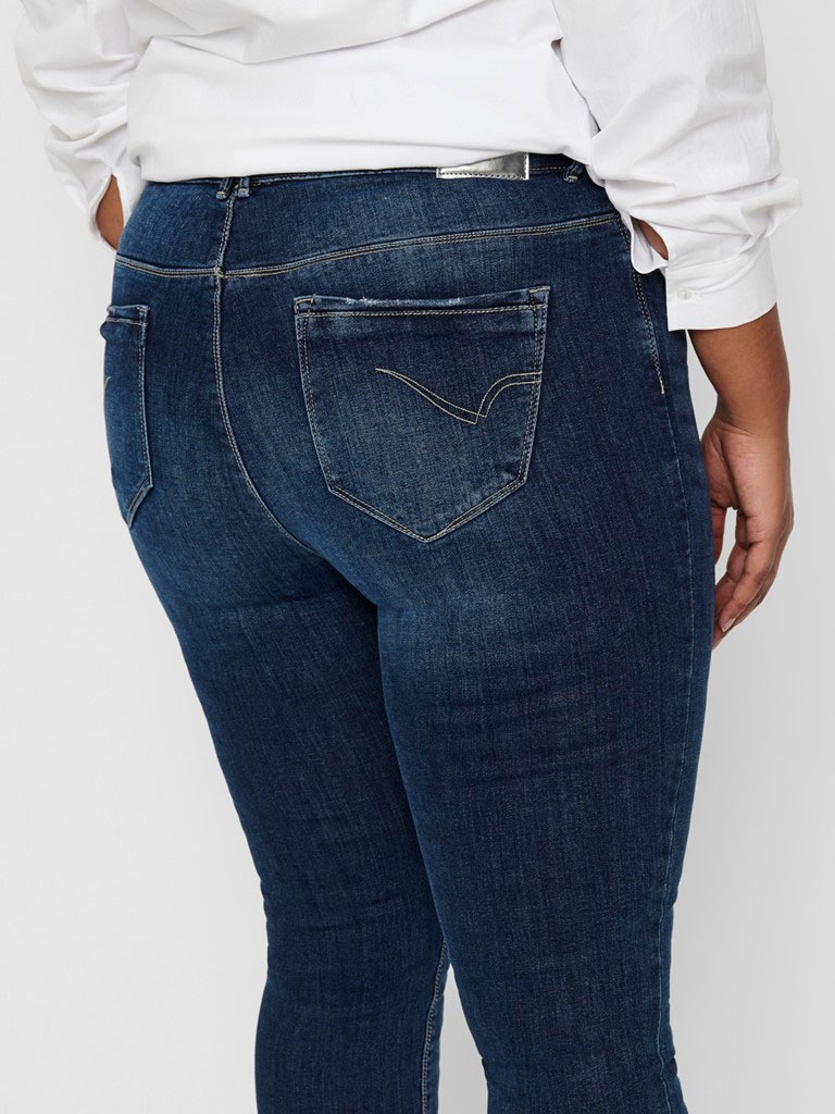 Carlaola Jeans Med Hög Midja fra Only Carmakoma