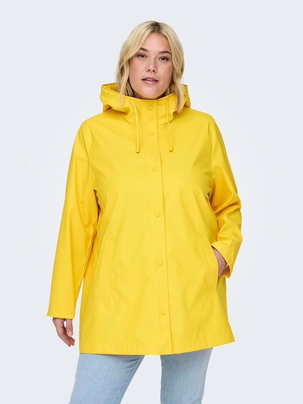 CARELLEN - Plus Size Regnjacka fra Only Carmakoma