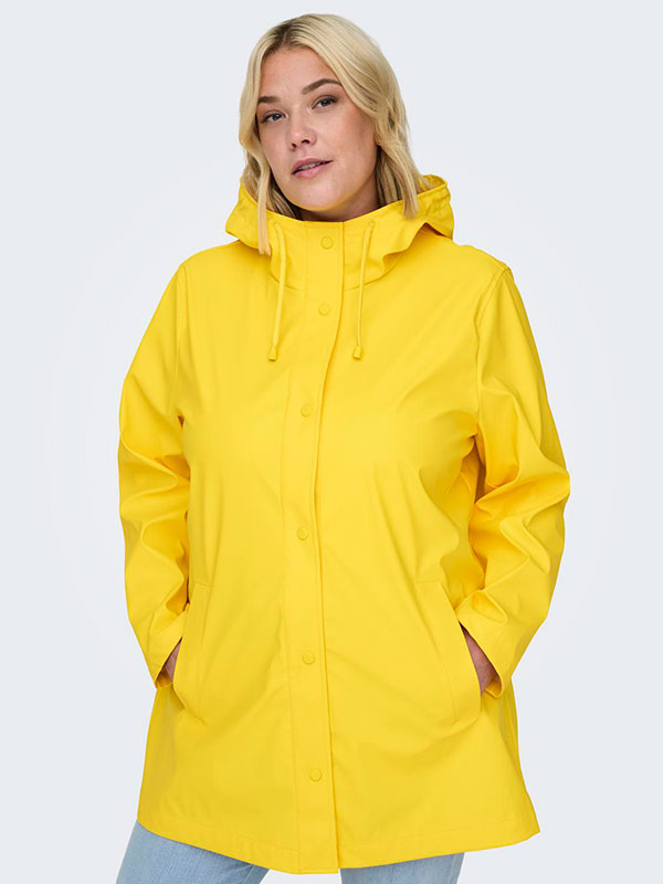 CARELLEN - Plus Size Regnjacka fra Only Carmakoma