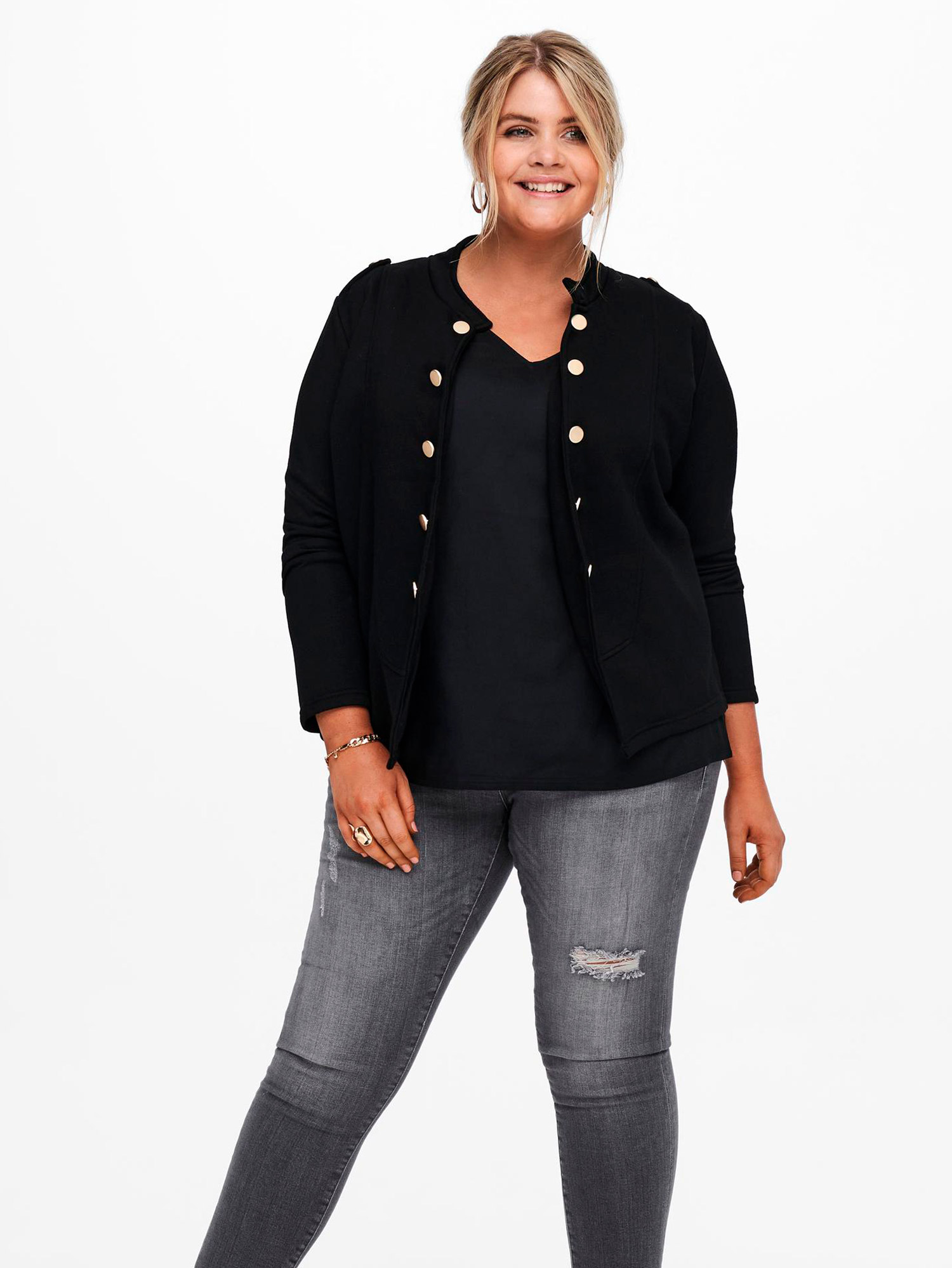 CARNETTE - Plus Size Kavaj fra Only Carmakoma