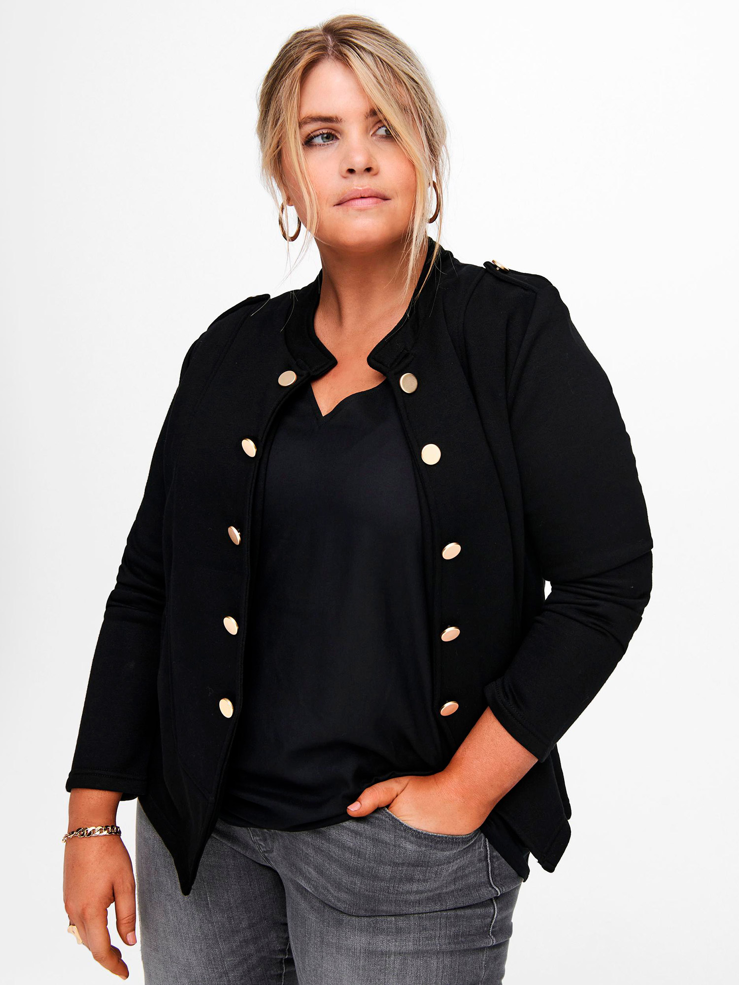 CARNETTE - Plus Size Kavaj fra Only Carmakoma