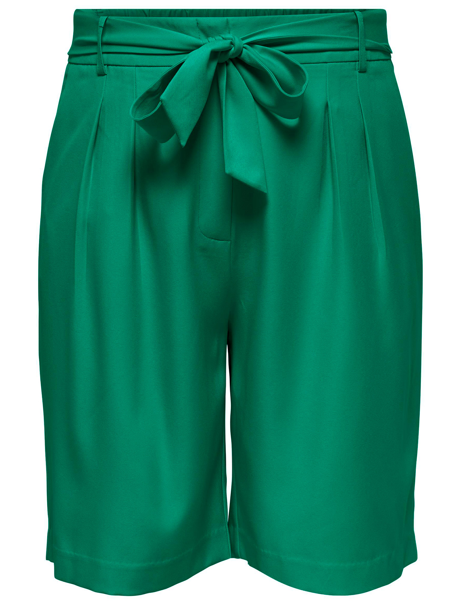Car VIOLET - Snygga gröna shorts i klassisk look fra Only Carmakoma