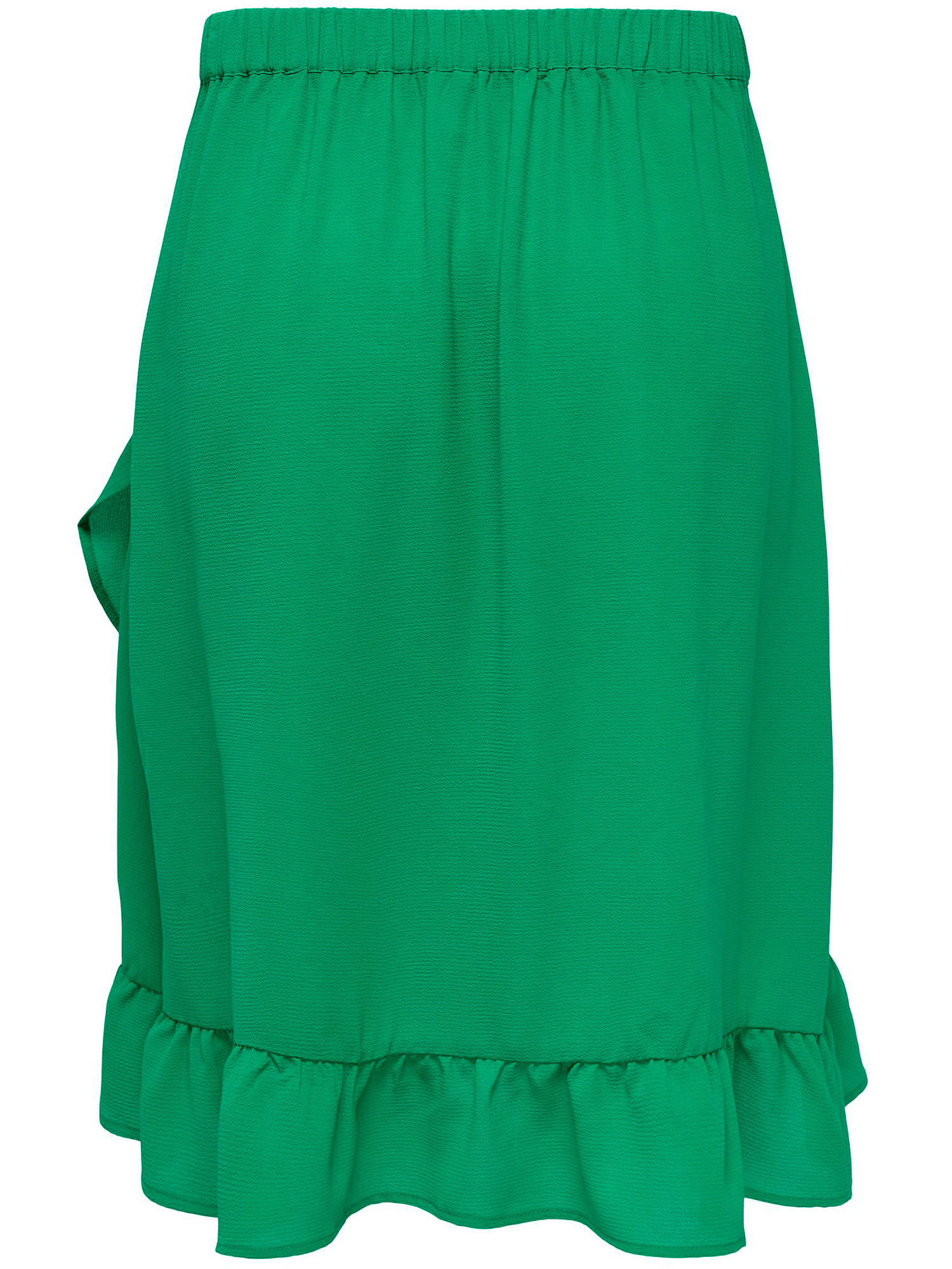 Carluxmille - Söt grön kjol med volang fra Only Carmakoma