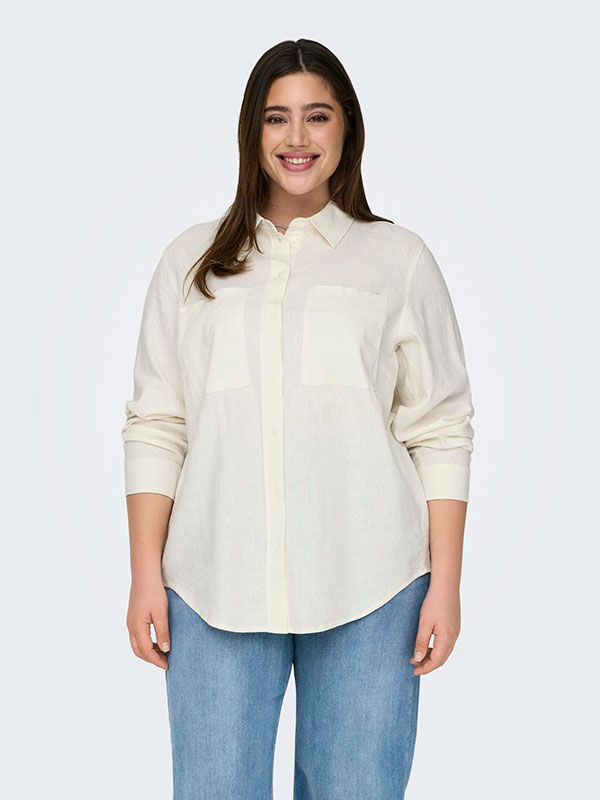CARCARO - Plus Size Skjorta fra Only Carmakoma