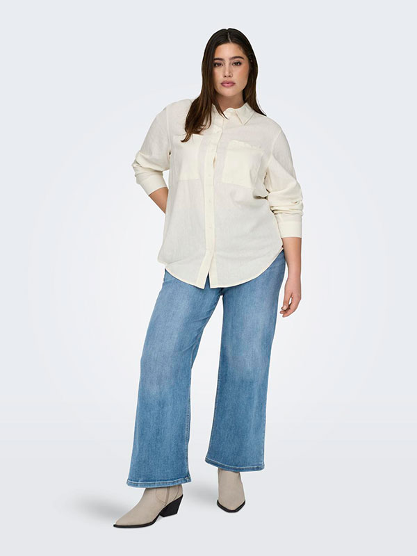 CARCARO - Plus Size Skjorta fra Only Carmakoma