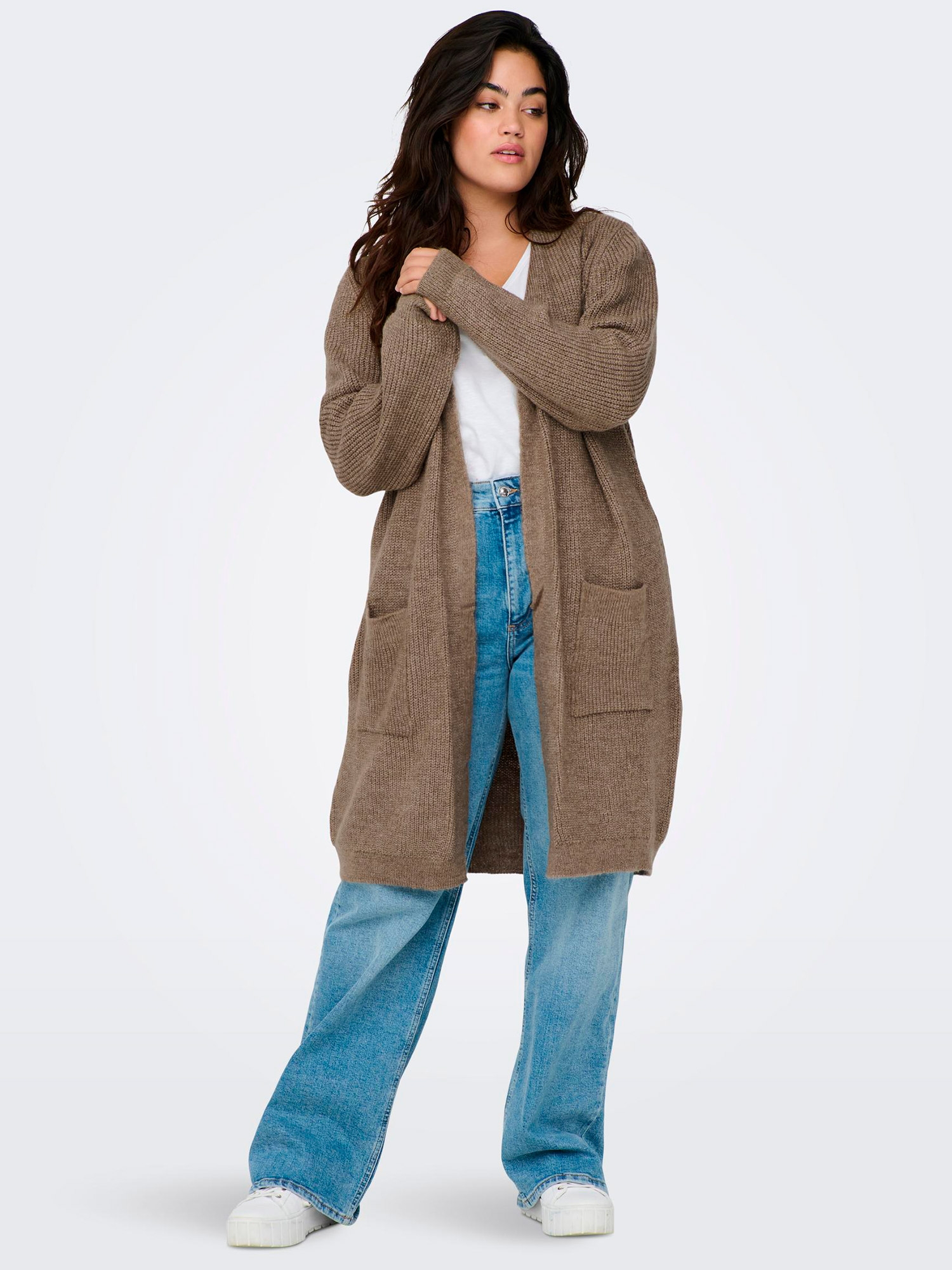 JADE  - Plus Size Kofta fra Only Carmakoma