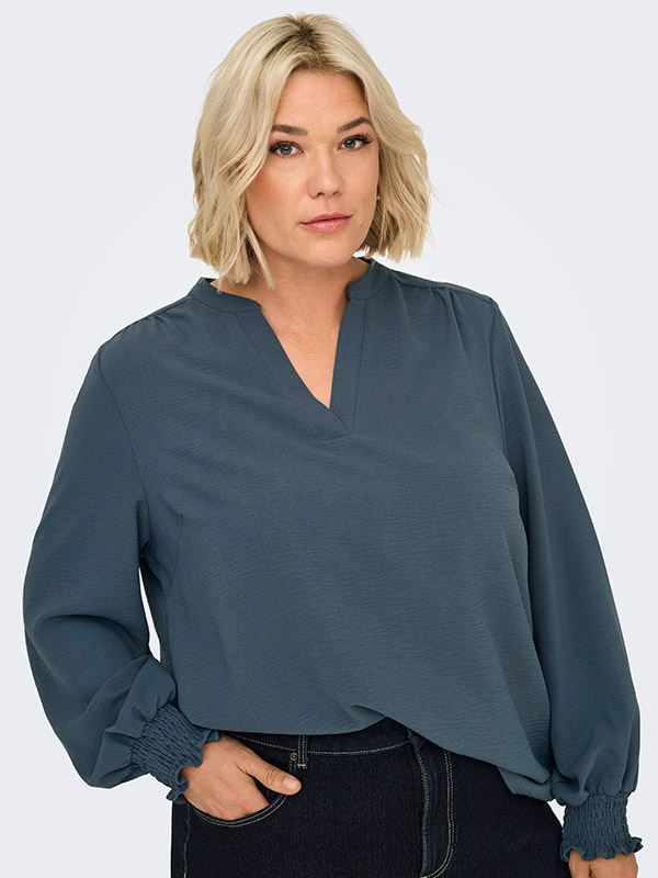 CARMETTA - Plus Size Blus fra Only Carmakoma