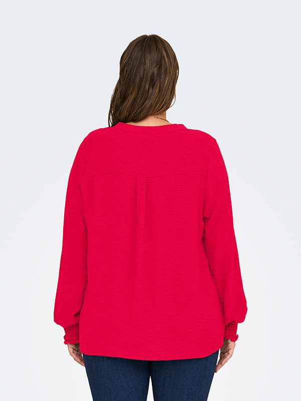 CARMETTA - Plus Size Blus fra Only Carmakoma