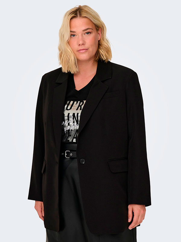 CARLANA-BERRY - Plus Size Kavaj fra Only Carmakoma