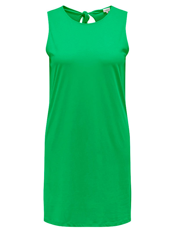 MARTHA - Grön klänning i bomullsjersey fra Only Carmakoma