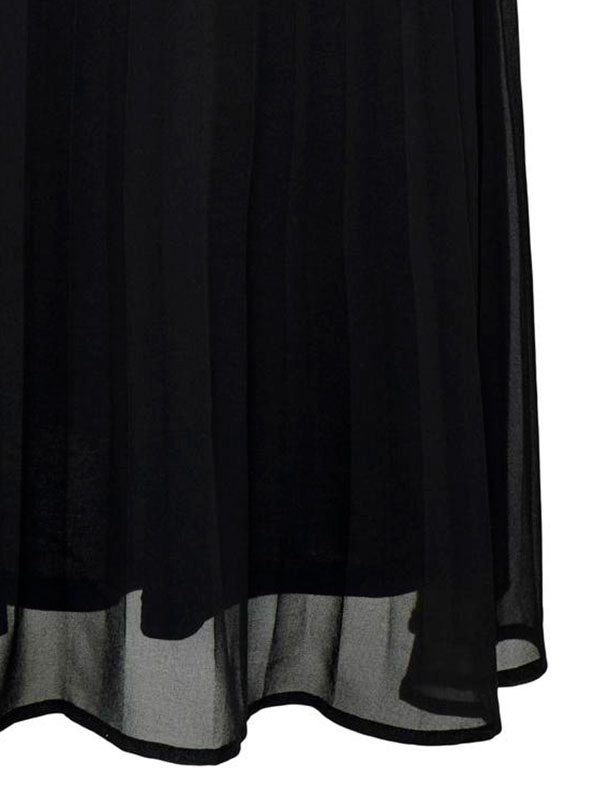 CELINA - Svart klänning i två lager fra Only Carmakoma