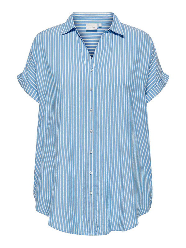 CARPENNA - Plus Size Skjorta fra Only Carmakoma