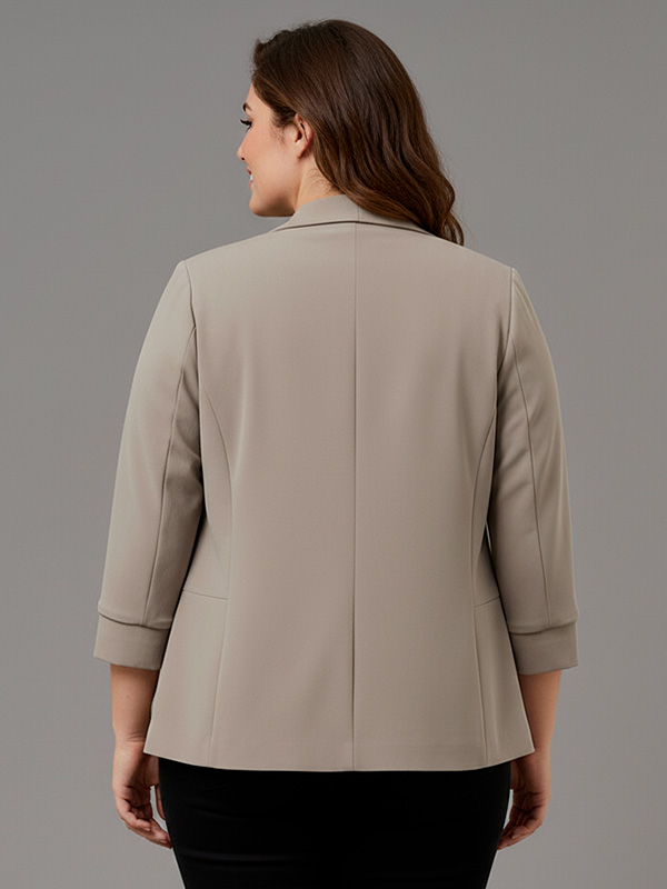 CARELLY - Plus Size Kavaj fra Only Carmakoma
