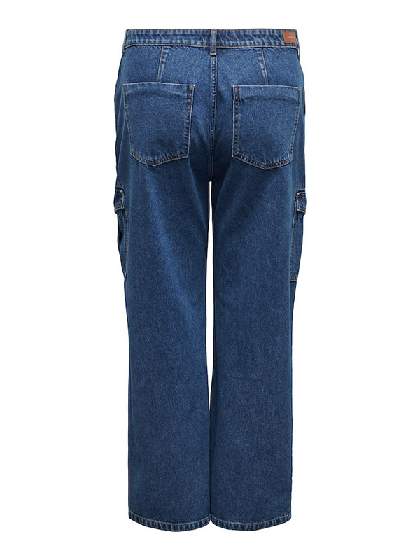 HOPE - Blå jeans med vida ben fra Only Carmakoma