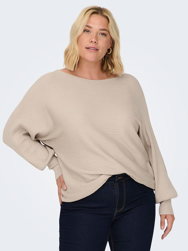 CARNEW - Plus Size Tröja fra Only Carmakoma