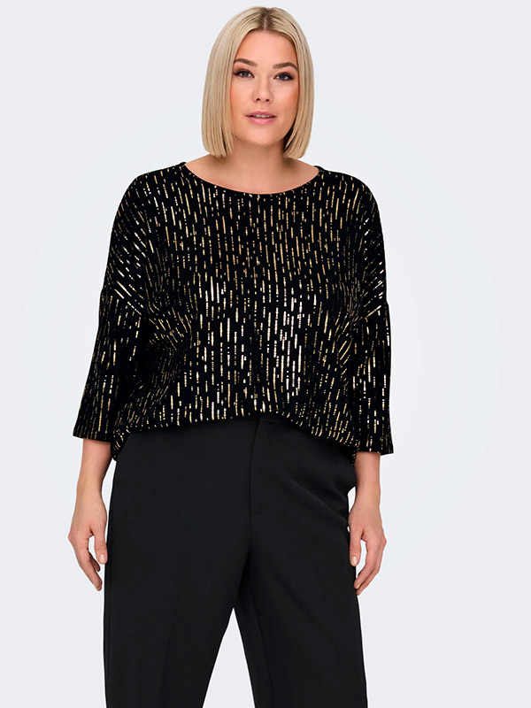 CARFOILA - Plus Size Blus fra Only Carmakoma
