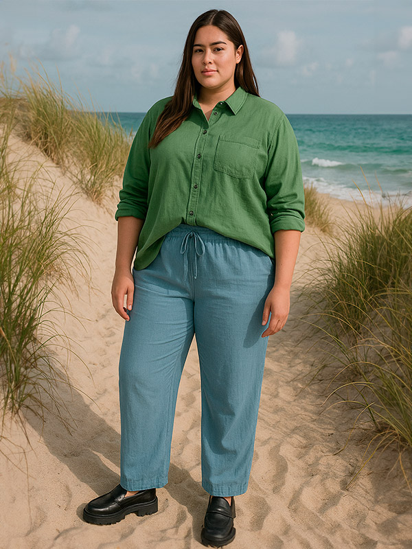 CARCARO - Plus Size Byxor fra Only Carmakoma