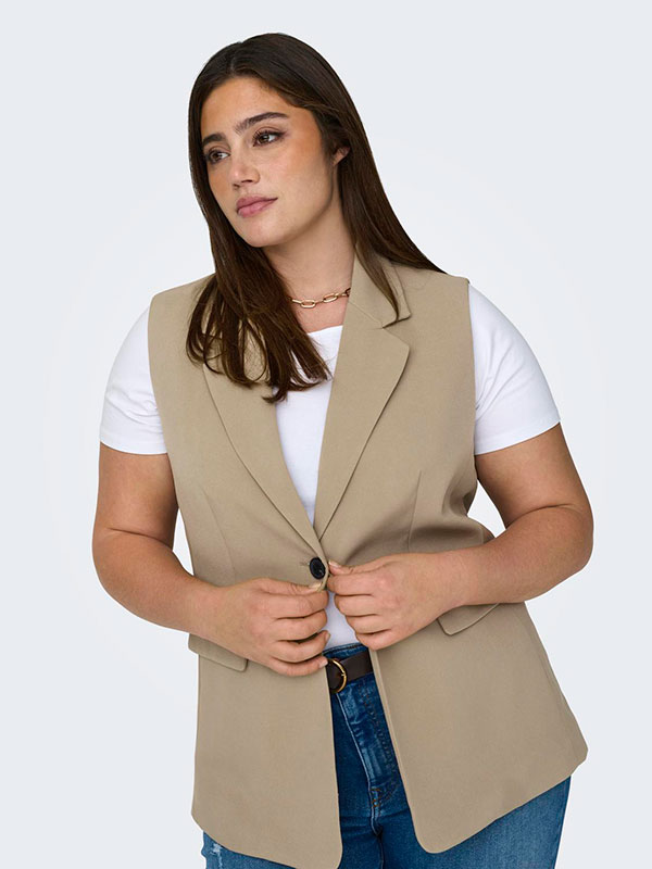 CARKENDRA-ASTRID - Plus Size Väst fra Only Carmakoma