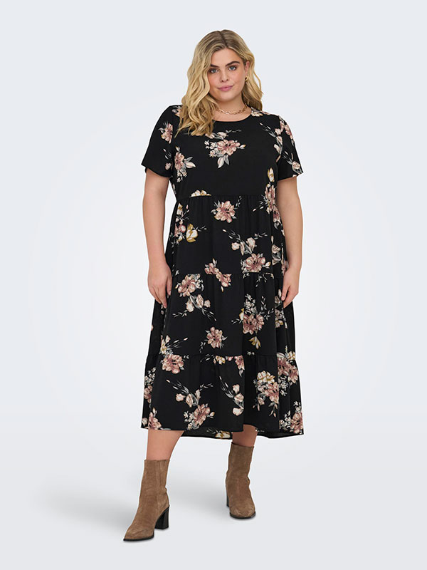 CARLUX - Plus Size Klänning fra Only Carmakoma