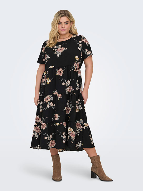 CARLUX - Plus Size Klänning fra Only Carmakoma