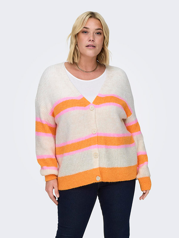CARETHEL - Plus Size Kofta fra Only Carmakoma