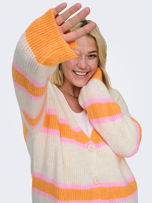 CARETHEL - Plus Size Kofta fra Only Carmakoma
