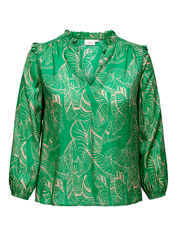 CARBETSEY - Plus Size Blus fra Only Carmakoma
