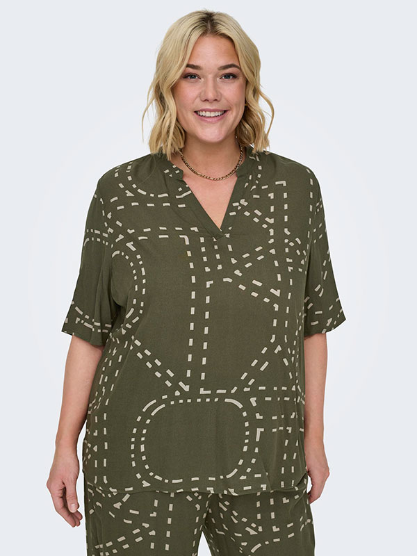 CARPHOEBE - Plus Size Blus fra Only Carmakoma