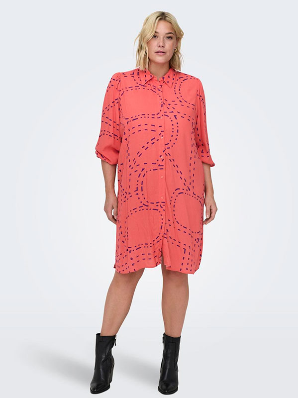CARPHOEBE - Plus Size Klänning fra Only Carmakoma