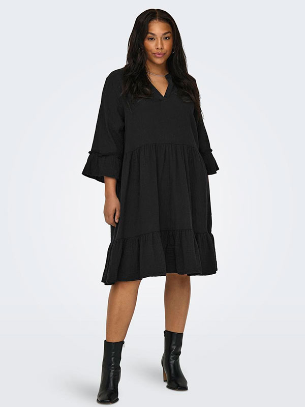 CARTHYRA - Plus Size Klänning fra Only Carmakoma