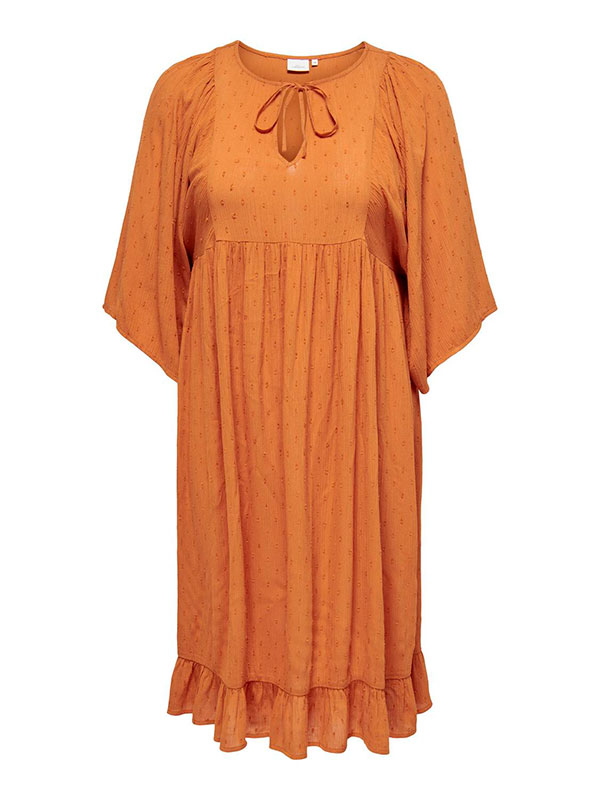 CARELEANOR - Plus Size Klänning fra Only Carmakoma