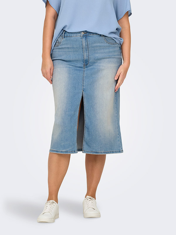 CARROSE - Plus Size Kjol fra Only Carmakoma