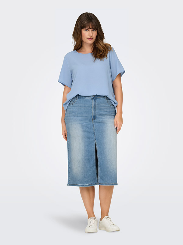 CARROSE - Plus Size Kjol fra Only Carmakoma