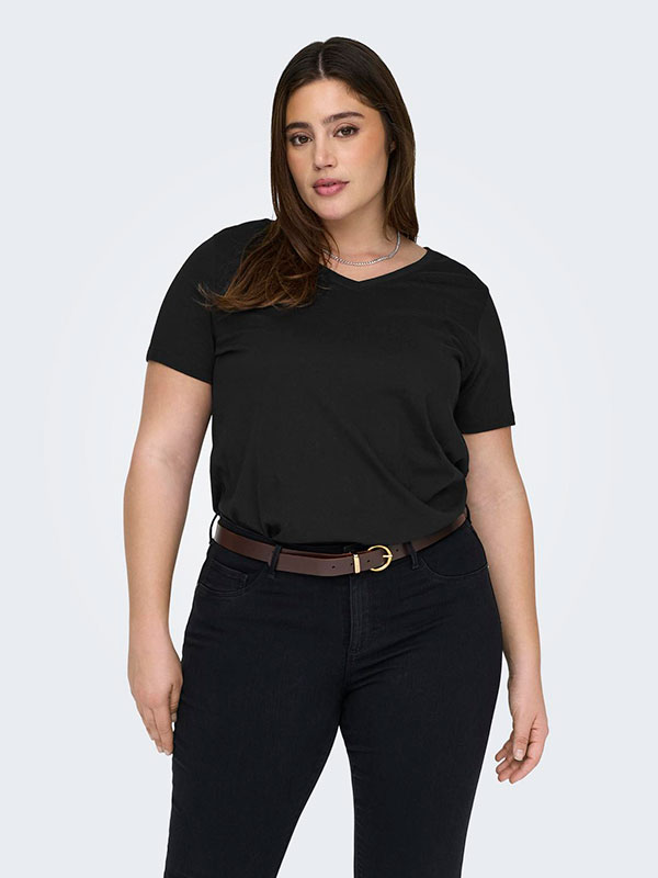 CARBONNIE - Plus Size T-shirt fra Only Carmakoma