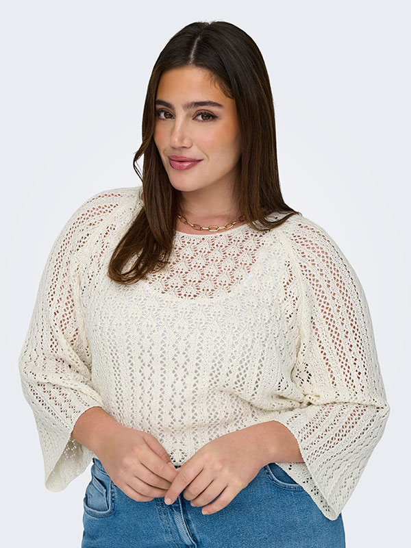 CARNOLA - Plus Size Blus fra Only Carmakoma