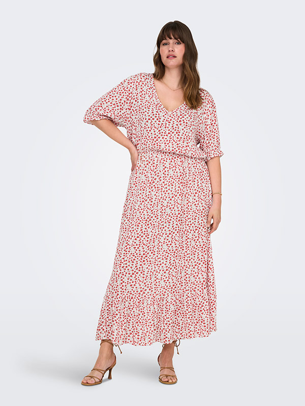 CARCHIANTI - Plus Size Klänning fra Only Carmakoma
