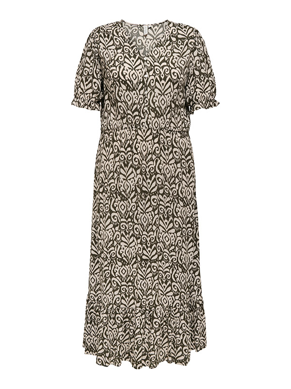 CARCHIANTI - Plus Size Klänning fra Only Carmakoma