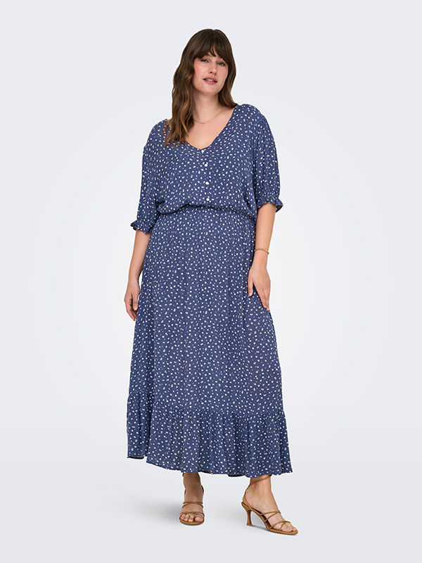 CARCHIANTI - Plus Size Klänning fra Only Carmakoma