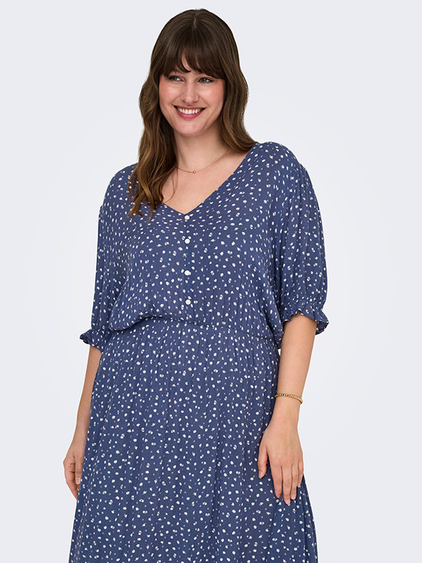 CARCHIANTI - Plus Size Klänning fra Only Carmakoma