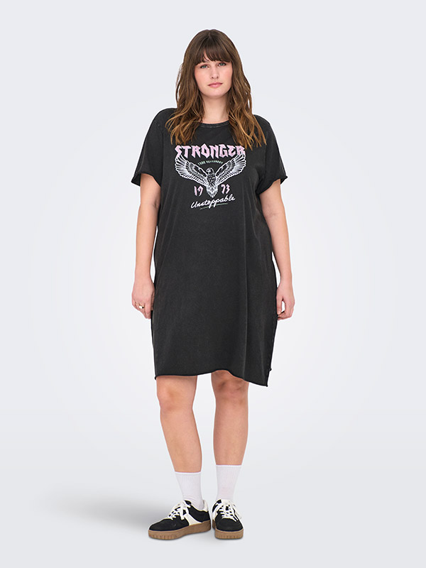 CARLUCY - Plus Size Klänning fra Only Carmakoma