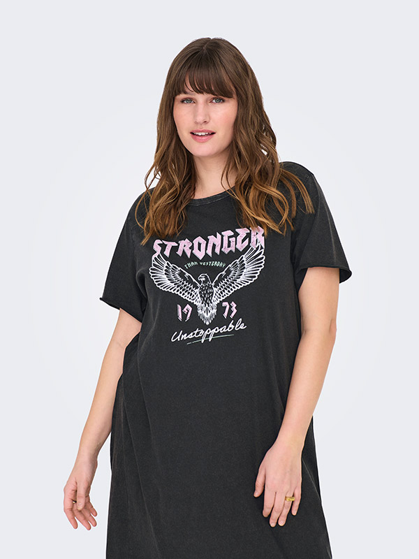 CARLUCY - Plus Size Klänning fra Only Carmakoma