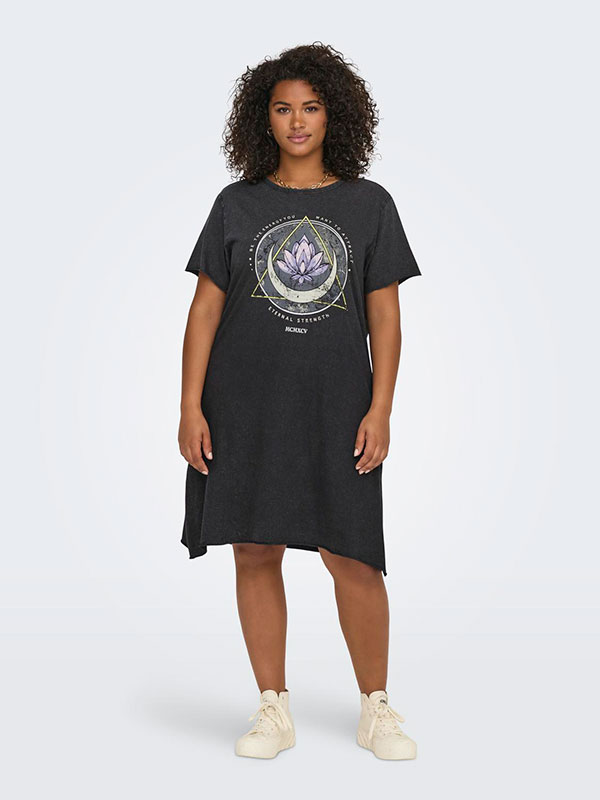 CARLUCY - Plus Size Klänning fra Only Carmakoma