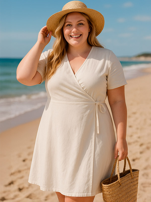 CARADDICTION-CARO - Plus Size Klänning fra Only Carmakoma
