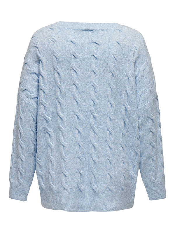 CARJEANETT - Plus Size Tröja fra Only Carmakoma