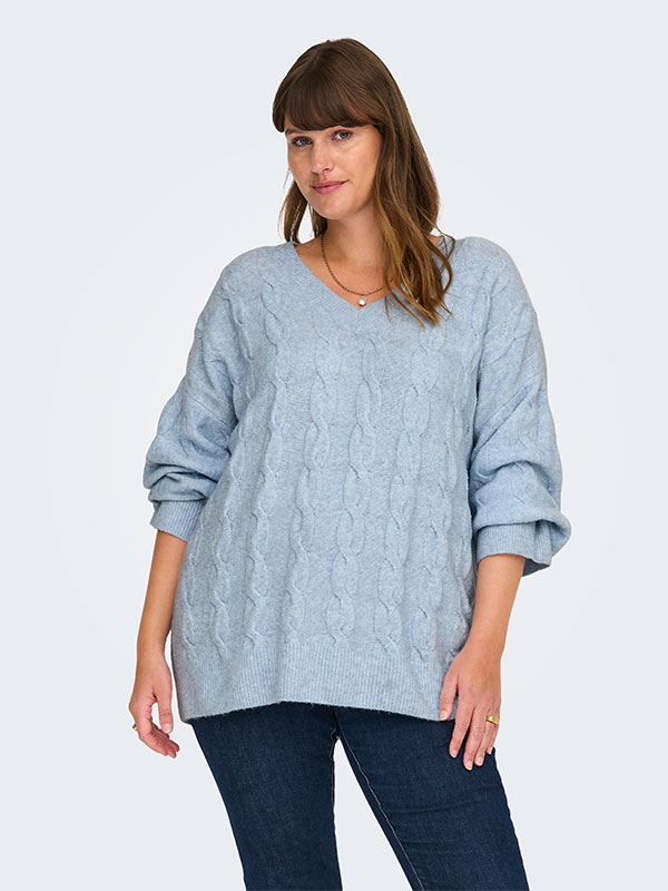 CARJEANETT - Plus Size Tröja fra Only Carmakoma