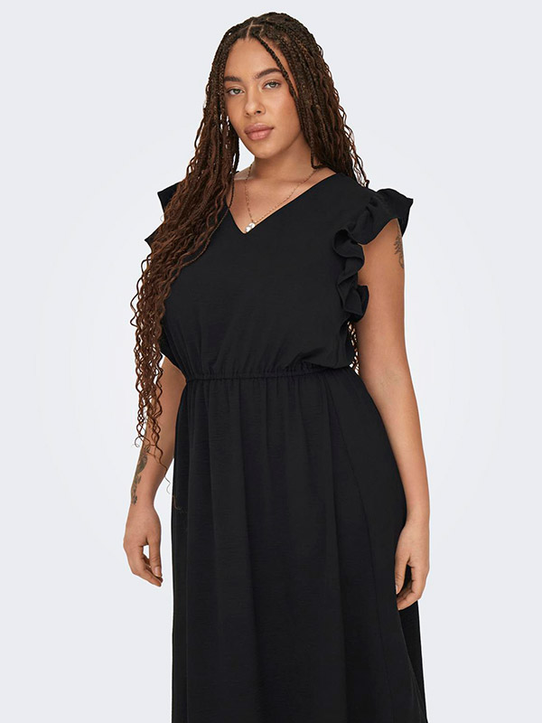 CARMETTA - Plus Size Klänning fra Only Carmakoma