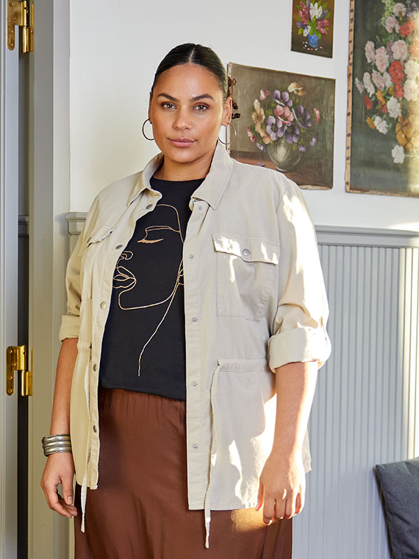 CARAIME - Plus Size Skjorta fra Only Carmakoma